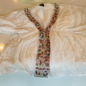 A.B.S collection bead embroiled blouse
